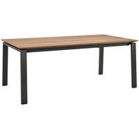 ESSTISCH Metall, Holzwerkstoff 190/100/75 cm   - Eichefarben/Anthrazit, Design, Holzwerkstoff/Metall (190/100/75cm) - Venjakob