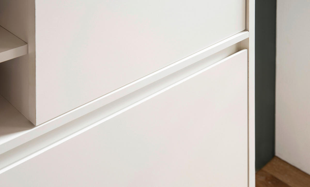 SCHUHSCHRANK Weiß  - Weiß, Design, Holzwerkstoff (71/110/24cm) - MID.YOU