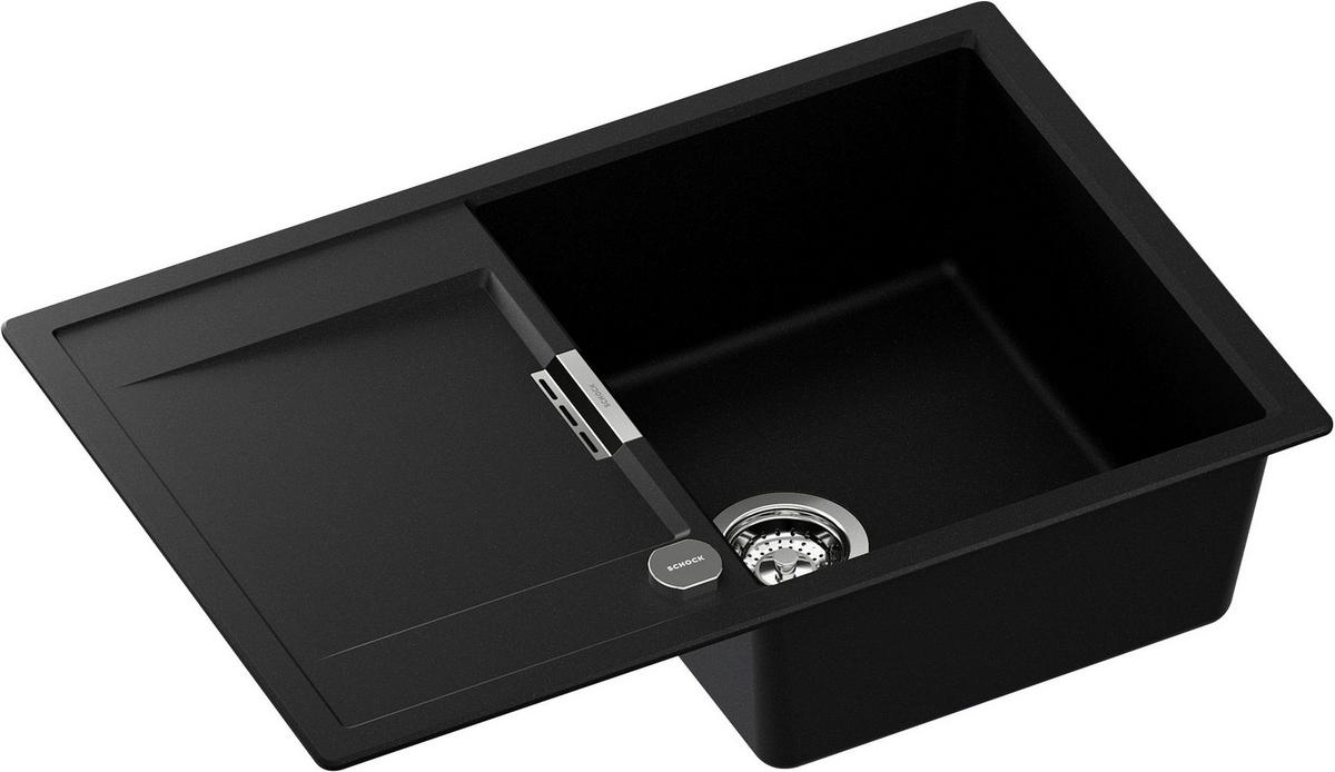 Spüle MOND100APUR - černá, Moderní, přírodní materiály (76,5/51cm) - Schock