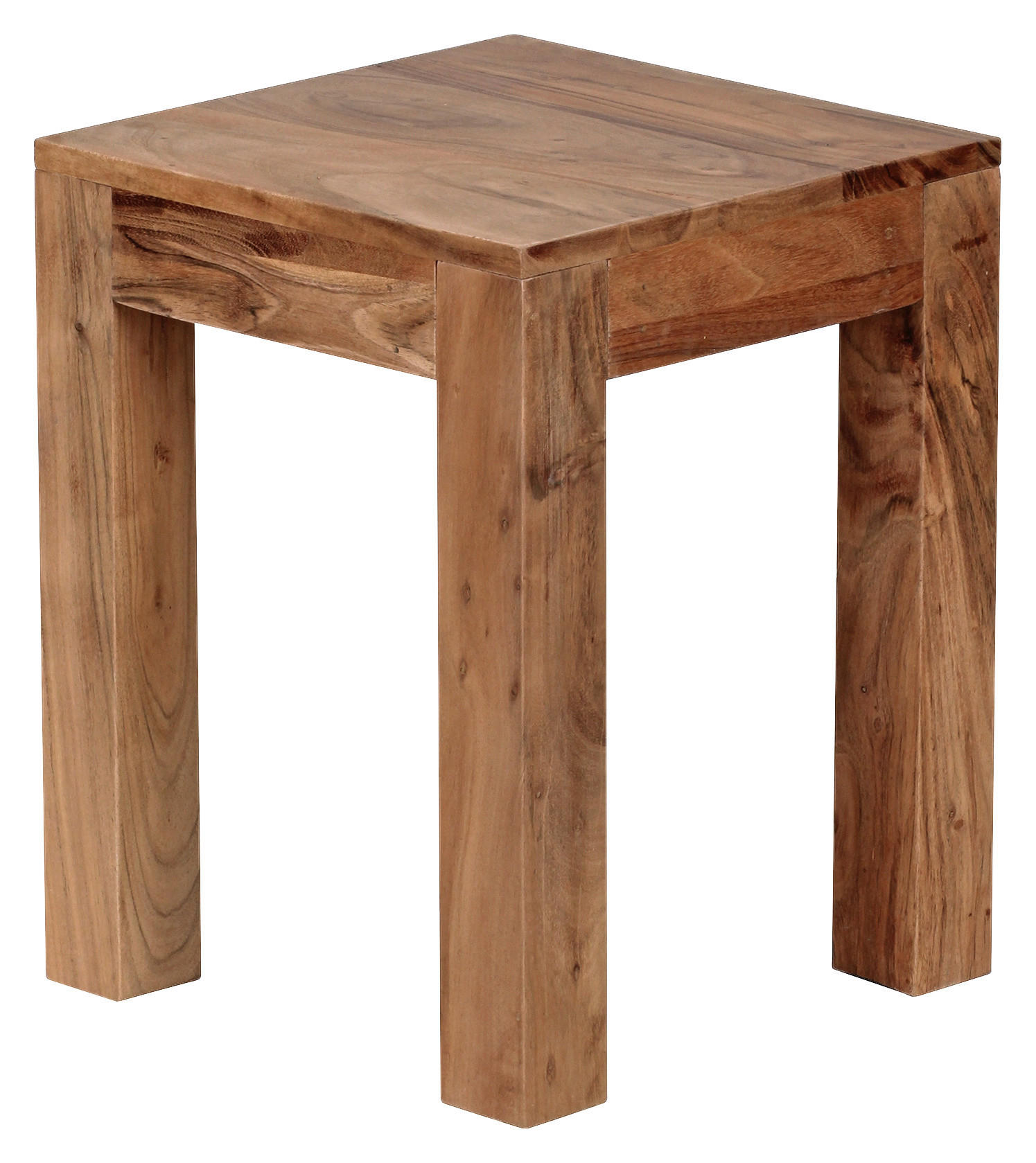 BEISTELLTISCH 35/35/45 cm Akazie massiv Akaziefarben quadratisch  - Akaziefarben, Design, Holz (35/35/45cm) - MID.YOU