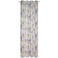 VONKAJŠÍ ZÁVES, nepriehľadné, 140/300 cm - biela/zelená, Trend, textil (140/300cm) - Esposa