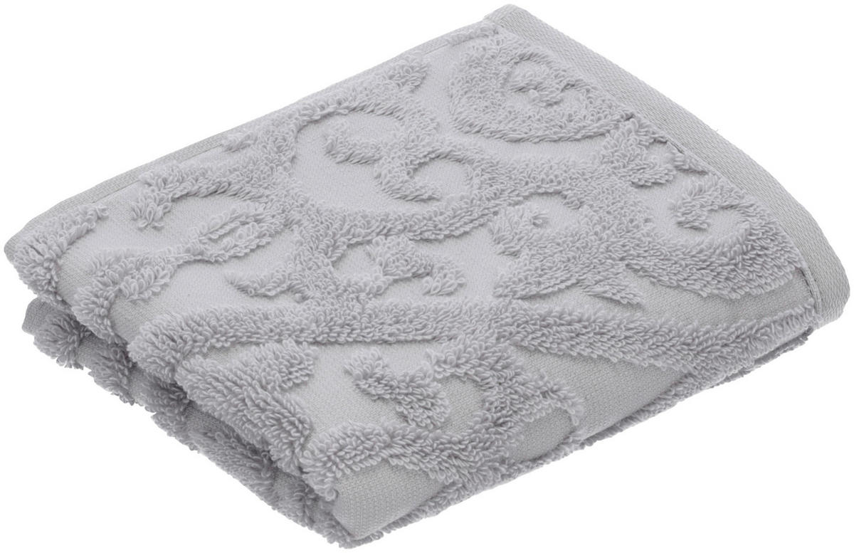 GÄSTETUCH 50/50 cm Fidelio Grau  - Grau, Basics, Textil (50/50cm) - Vossen