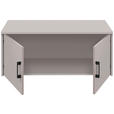 AUFSATZSCHRANK 106/43/54 cm   - Kaschmir/Schwarz, Basics, Holzwerkstoff/Metall (106/43/54cm) - Xora