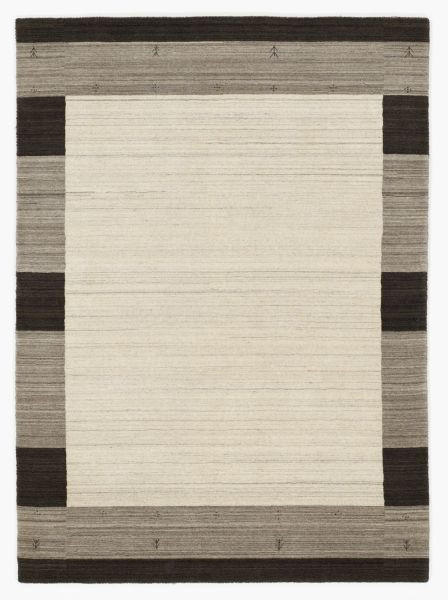 WOLLTEPPICH 170/240 cm Alagis Border Naturfarben  - Naturfarben, KONVENTIONELL, Textil (170/240cm) - Cazaris