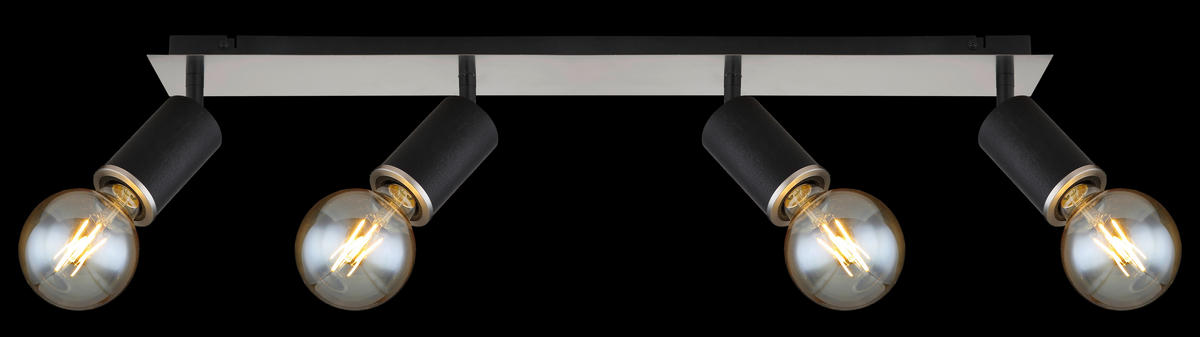 SPOTLIGHT 80/10/18 cm   - svart, Basics, metall/trä (80/10/18cm) - Globo