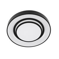 STROPNÍ LED SVÍTIDLO, 48/8,5 cm  - bílá/černá, Trend, kov/plast (48/8,5cm) - Novel