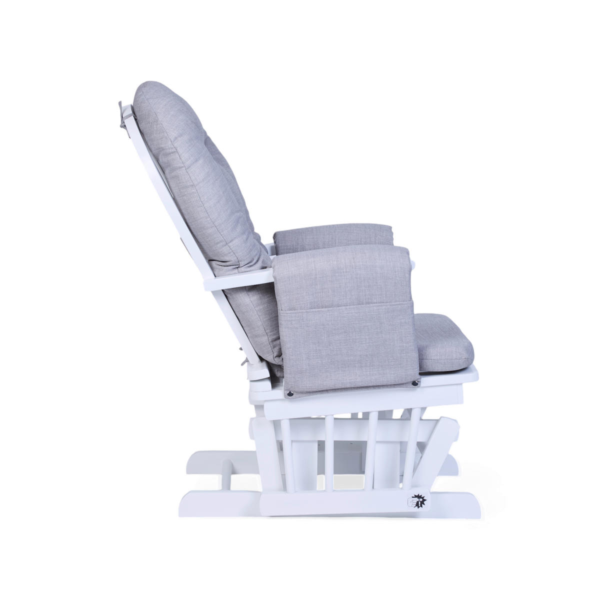 STILLSTUHL - Hellgrau/Weiß, Basics, Holz/Kunststoff (73/56/101cm) - Childhome
