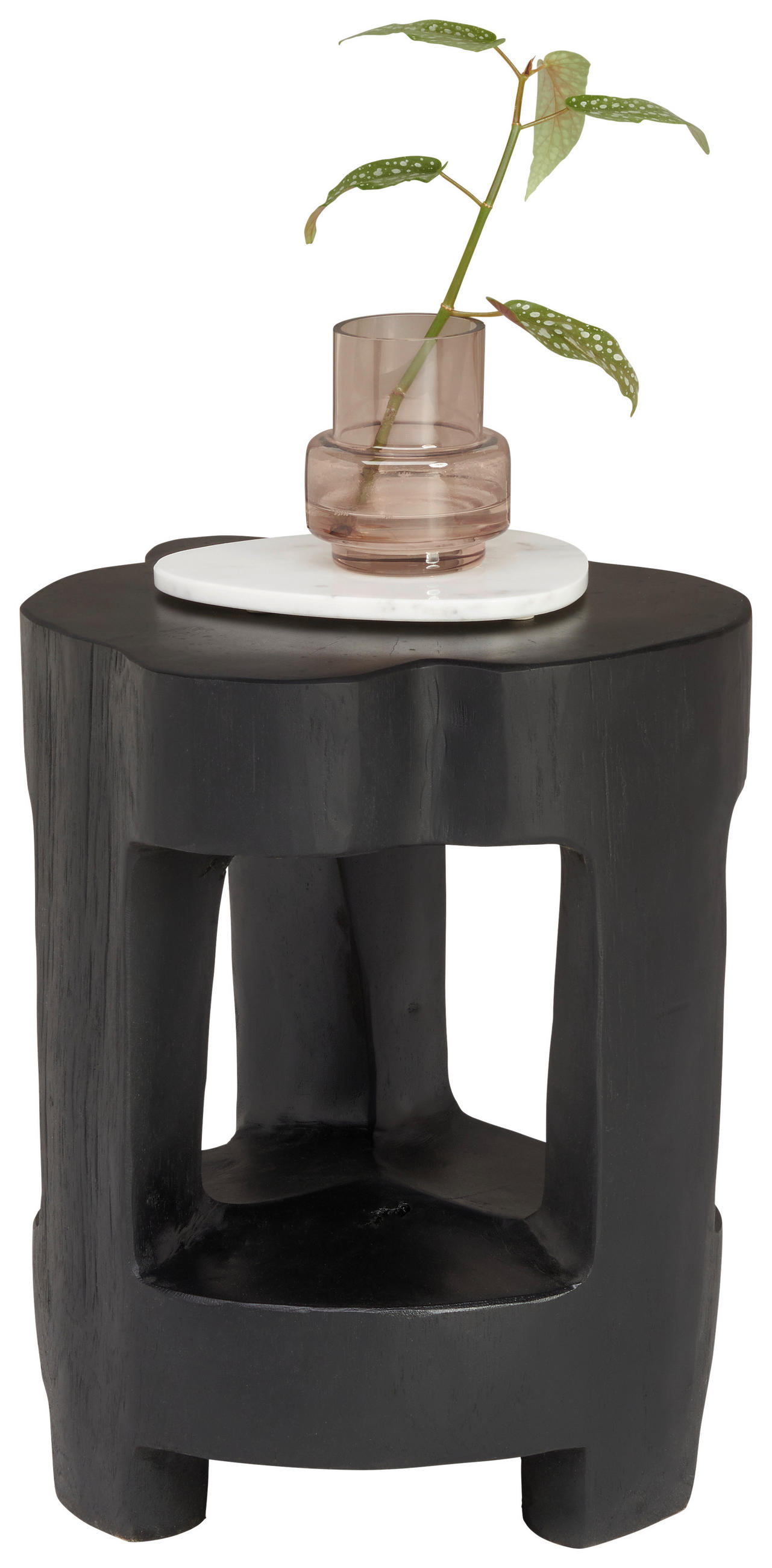 BEISTELLTISCH in Holz 34/34/45 cm  - Schwarz, Trend, Holz (34/34/45cm) - Ambia Home