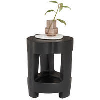 BEISTELLTISCH in Holz 34/34/45 cm  - Schwarz, Trend, Holz (34/34/45cm) - Ambia Home