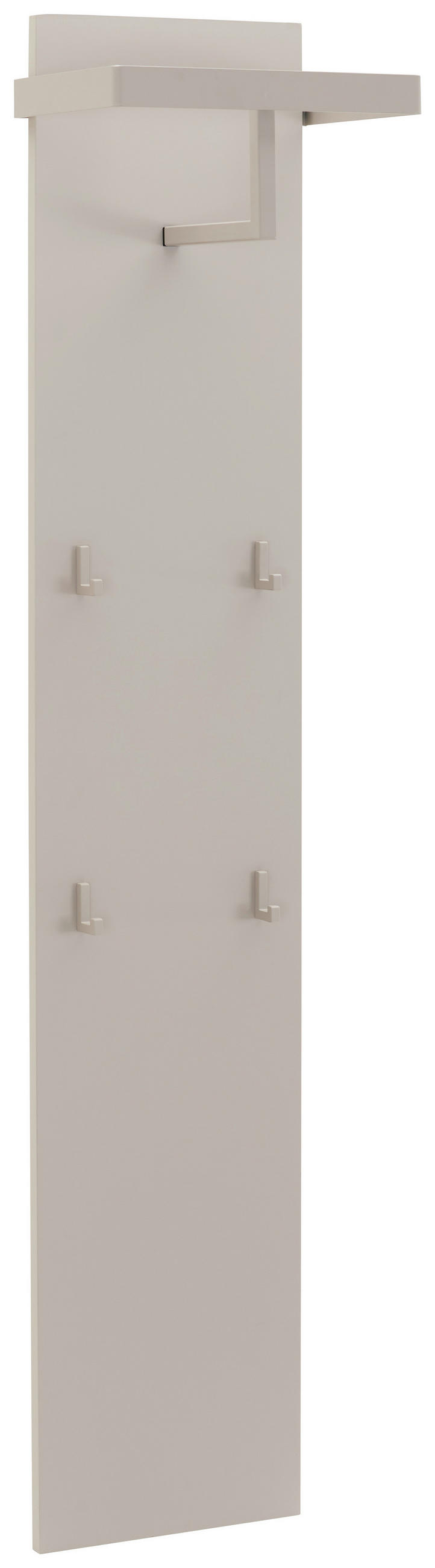 GARDEROBENPANEEL  in 35/160/25 cm  - Taupe, Design, Holzwerkstoff/Metall (35/160/25cm) - Dieter Knoll