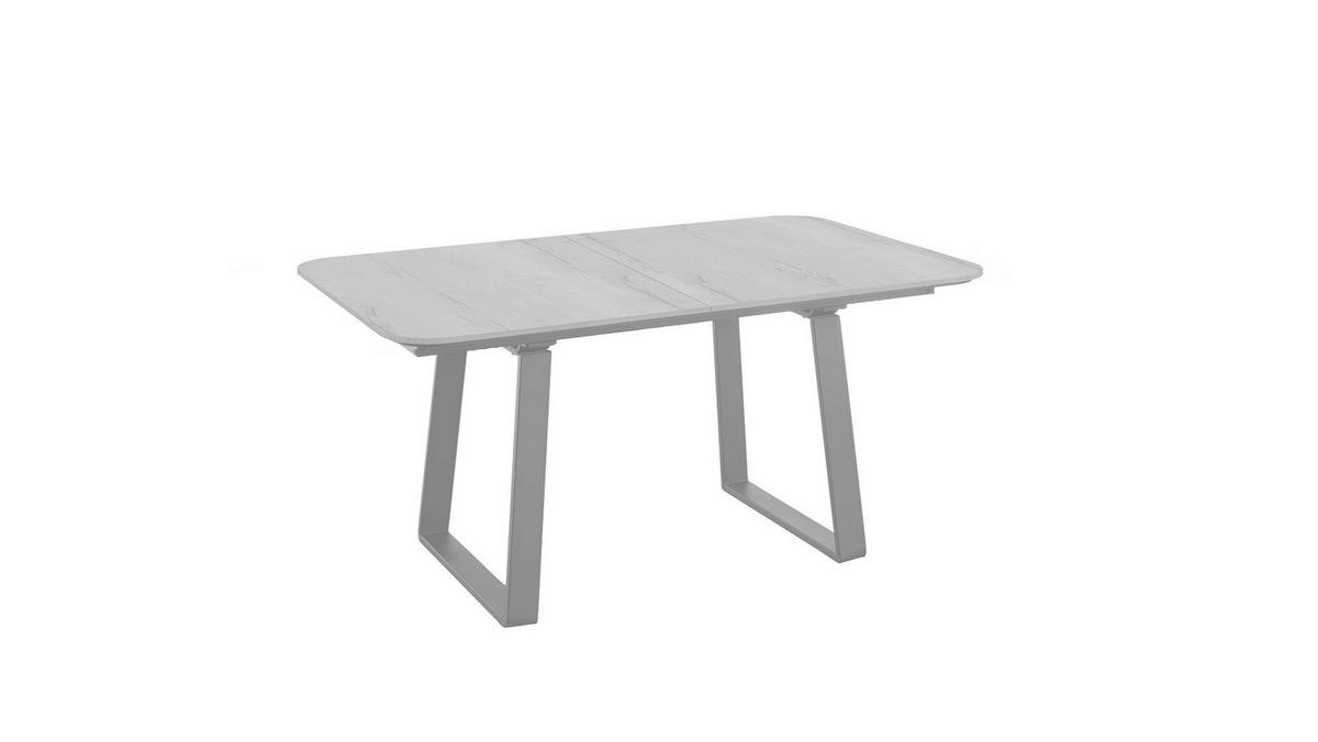 ESSTISCH Schwarz, Eichefarben oval  ausziehbar, in verschiedenen Größen erhältlich  - Eichefarben/Schwarz, Basics, Holz/Metall (160-210/95/75cm) - Celina Home