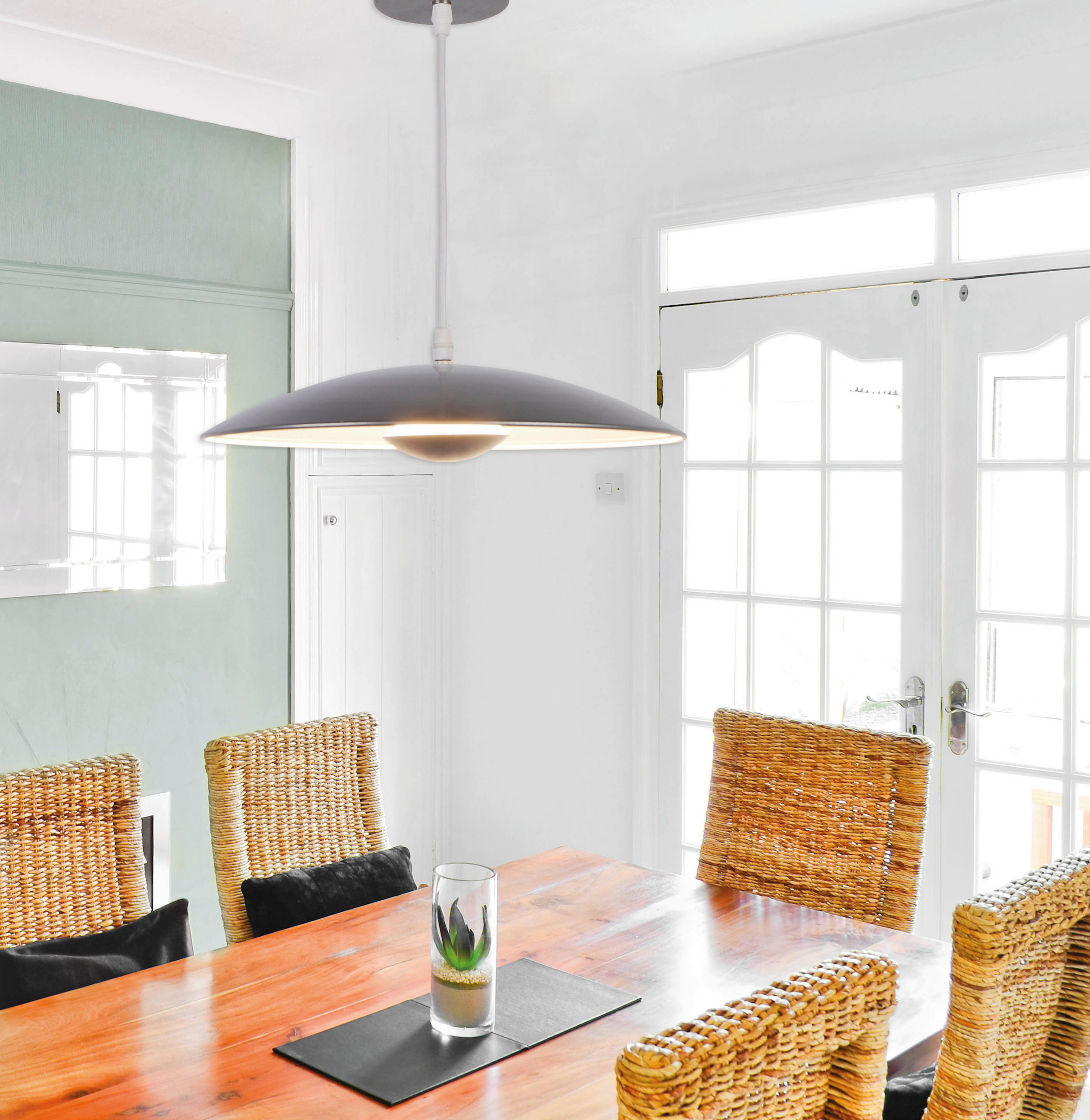 LED-HÄNGELEUCHTE 34/125 cm  - Silberfarben, Design, Metall (34/125cm) - Näve
