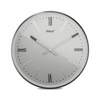 WANDUHR Weiß, Silberfarben  - Silberfarben/Weiß, Basics, Kunststoff (25cm)