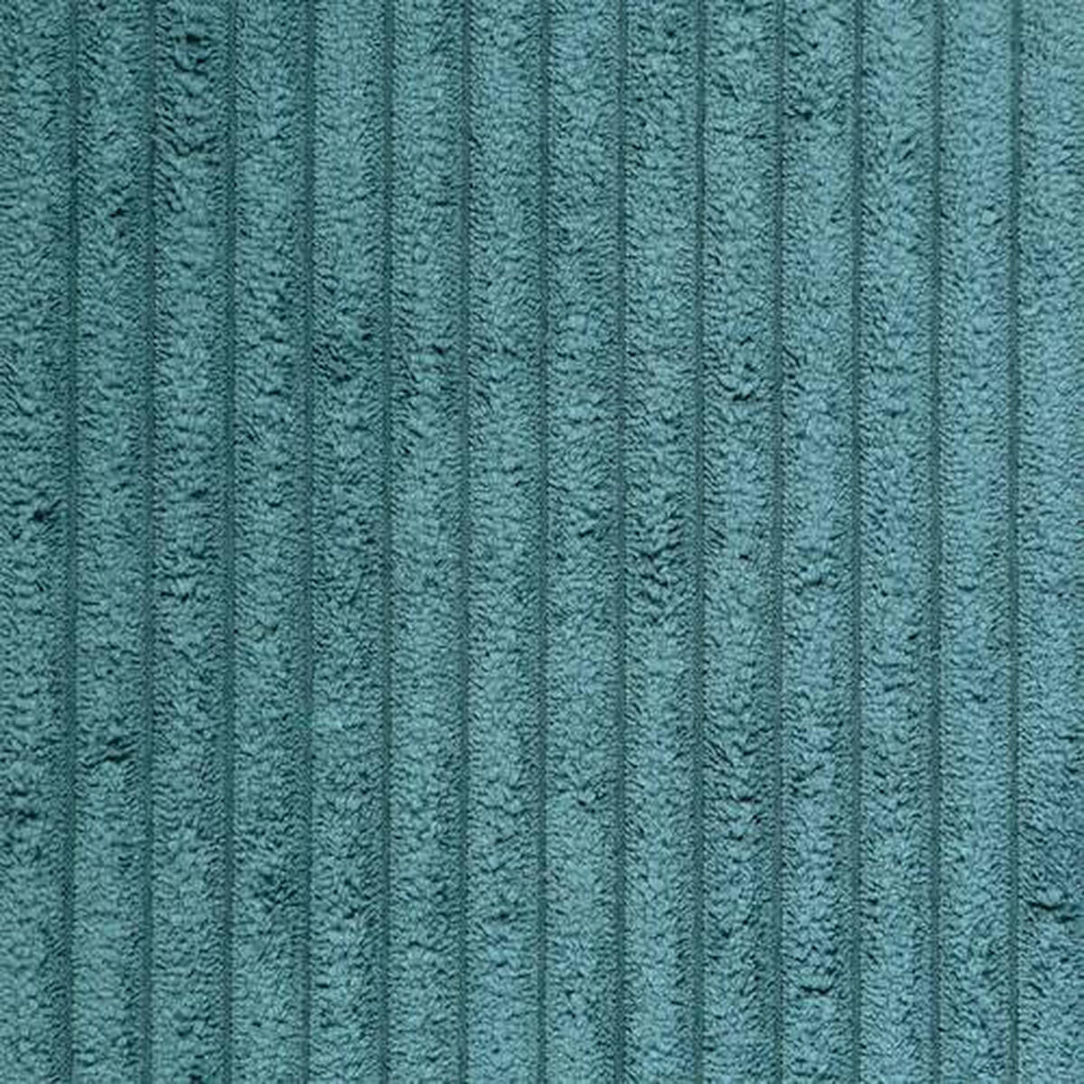 ECKSOFA in Cord Petrol  - Petrol/Schwarz, Design, Kunststoff/Textil (240/175cm) - Landscape
