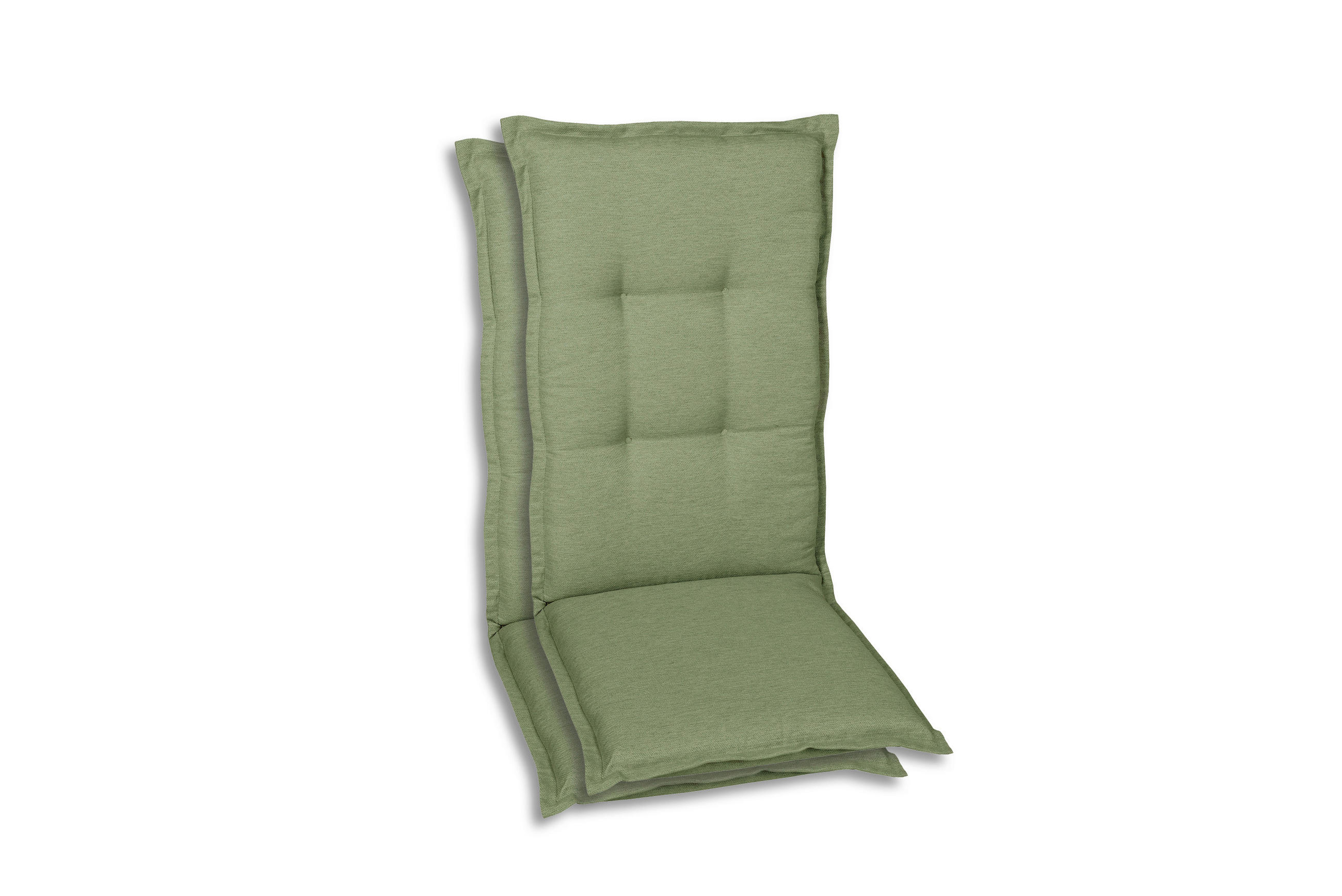 SESSELAUFLAGENSET Uni  - Hellgrün, Basics, Textil (50/7/120cm)