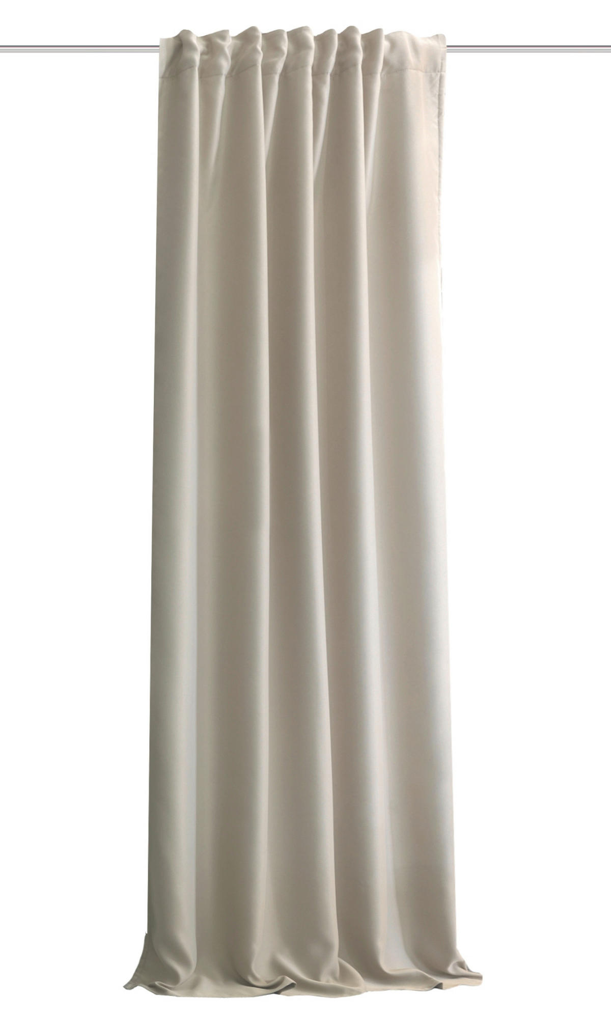 LÄRMSCHUTZVORHANG ACUSTICO Verdunkelung 135/245 cm   - Naturfarben, KONVENTIONELL, Textil (135/245cm)