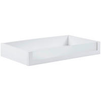 LÅDA 83/12/45 cm   - vit, trämaterial/glas (83/12/45cm) - Best Price