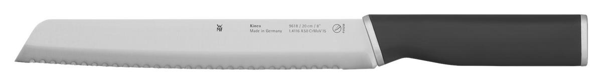 BROTMESSER Kineo Edelstahl  - Silberfarben/Schwarz, Basics, Kunststoff/Metall - WMF