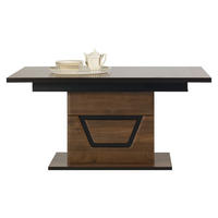 Masă din material pe bază de lemn,   - culoare lemn de nuc, Basics, material pe bază de lemn (160/77/90cm) - Venda