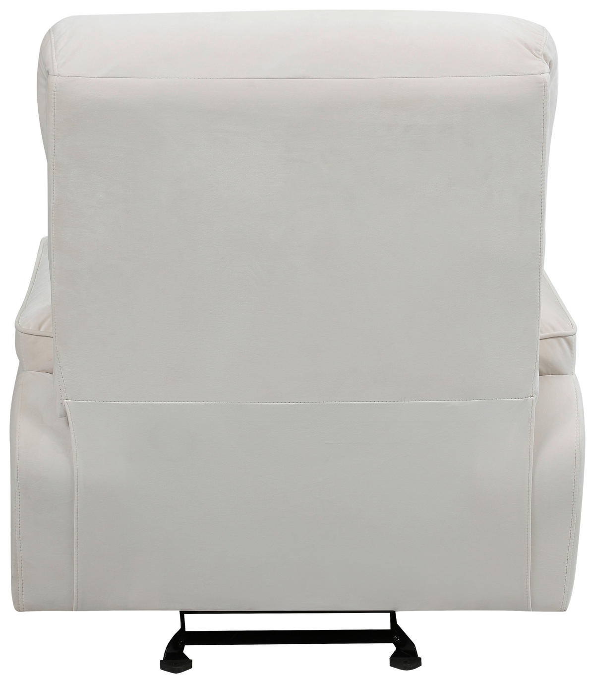 SCHAUKELSTUHL in Samt Beige  - Beige/Schwarz, MODERN, Textil/Metall (90/105/100cm) - MID.YOU