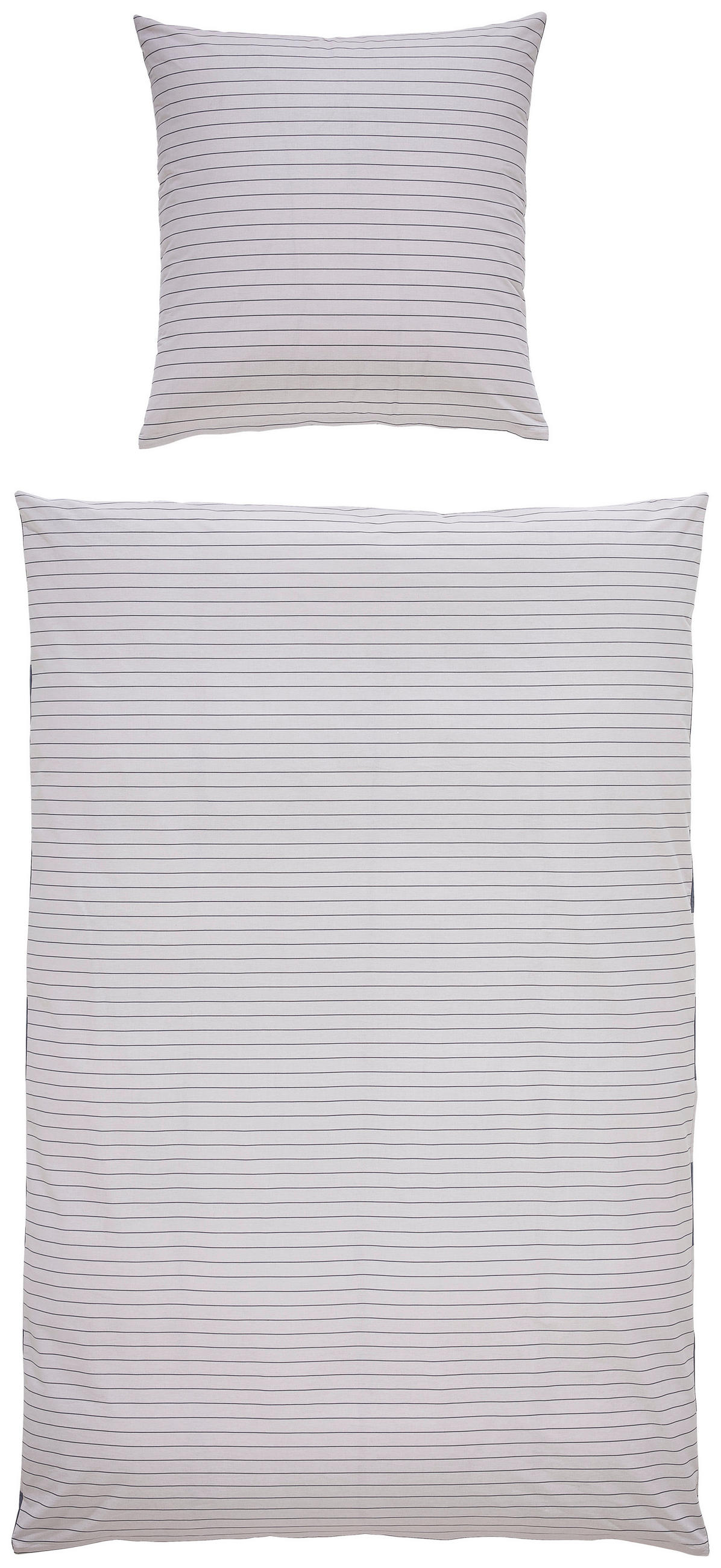 WENDEBETTWÄSCHE Renforcé 155/220 cm  - Sandfarben/Dunkelgrau, Design, Textil (155/220cm) - Tom Tailor