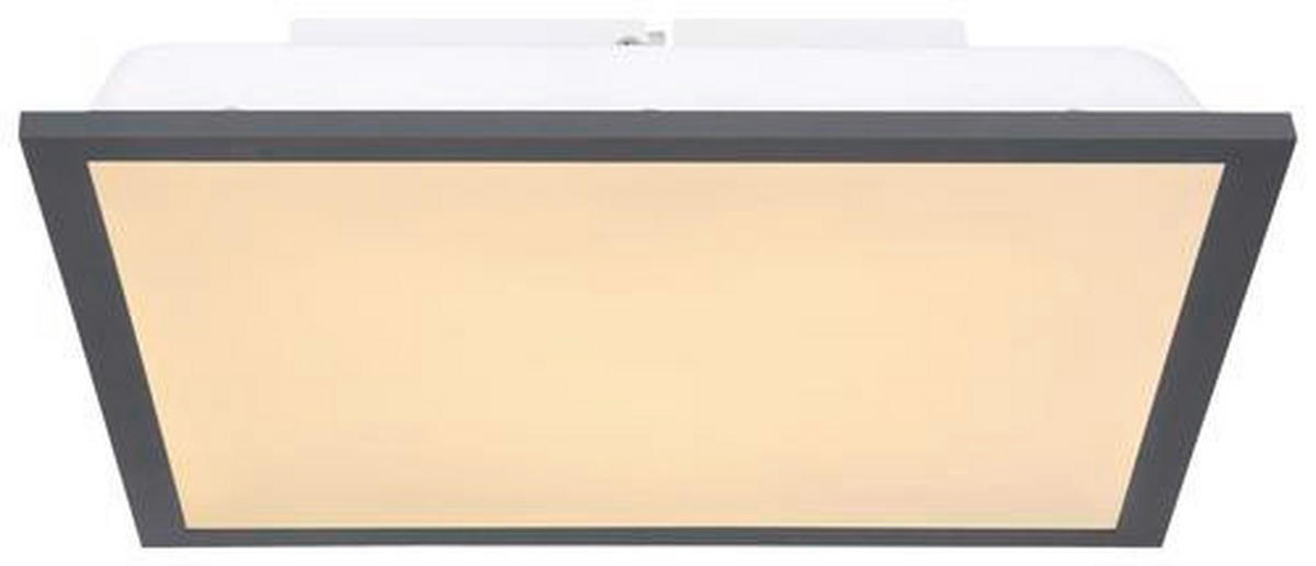 LED-DECKENLEUCHTE 12 W    30/30/6 cm  - Weiss/Opal, Basics, Kunststoff/Metall (30/30/6cm) - Globo