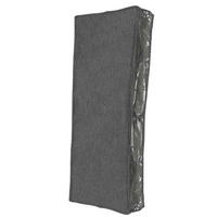 KUTIJA ZA ODLAGANJE POD KREVET   105/45/16 cm      - siva/prozirna, Osnovno, tekstil/plastika (105/45/16cm) - Homeware
