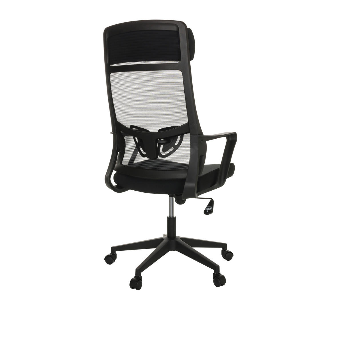 SNURRSTOL  i svart  - svart, Basics, textil/plast (69/122-132/69cm) - MID.YOU