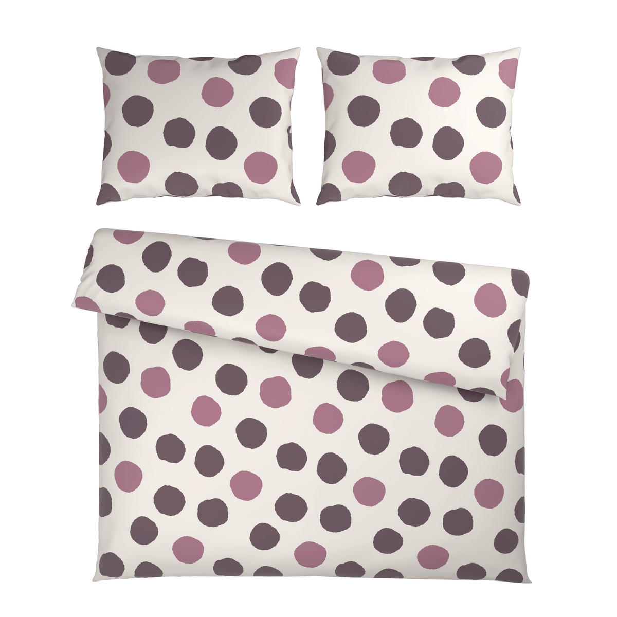 BETTWÄSCHE Satin 200/200 cm  - Lila, Textil (200/200cm) - Esposa