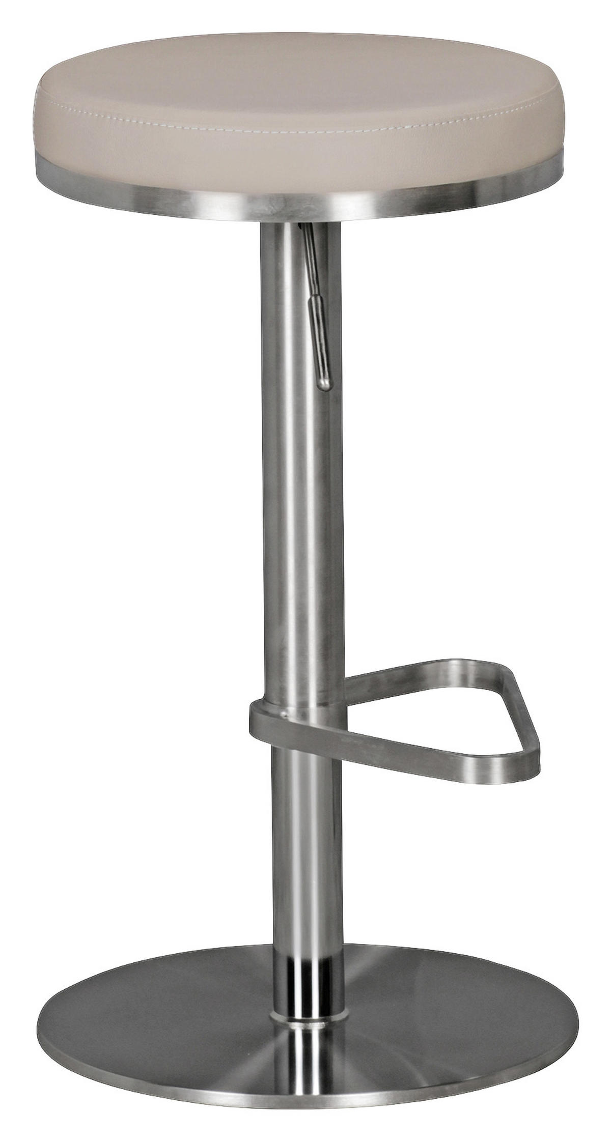 BARPALL i taupe  - silver/taupe, Modern, metall/textil (38/57/38cm) - MID.YOU