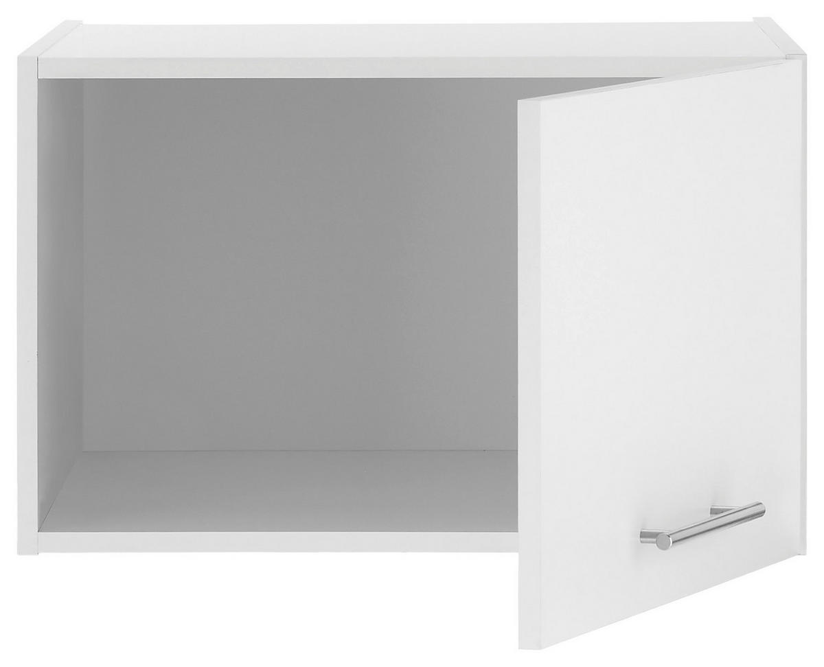 AUFSATZSCHRANK 60/38/68 cm  in  - Chromfarben/Weiß, Design, Holzwerkstoff/Metall (60/38/68cm)
