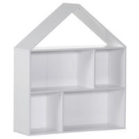 KINDERREGAL Anouk Weiß  - Weiß, KONVENTIONELL, Holzwerkstoff (98/112/30cm)