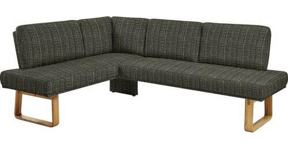 ECKBANK 174/265 cm in Grün, Eichefarben - Eichefarben/Grün, Design, Holz/Textil (174/265cm) - Dieter Knoll