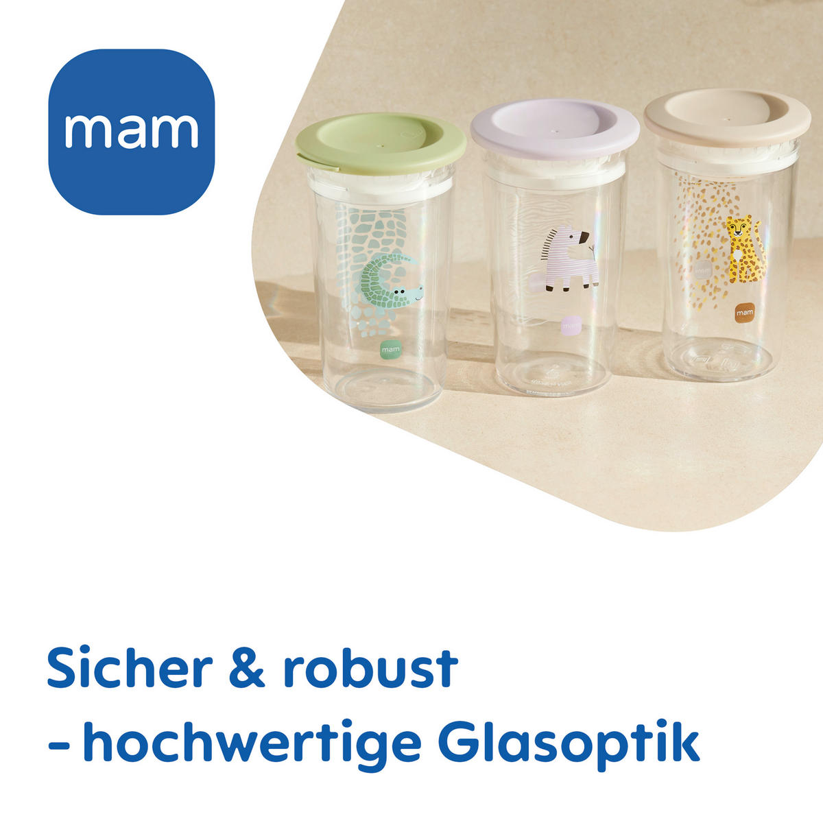 TRINKBECHER  - Lila/Dunkelgelb, Basics, Kunststoff (9,5/22,3/9,4cm) - MAM