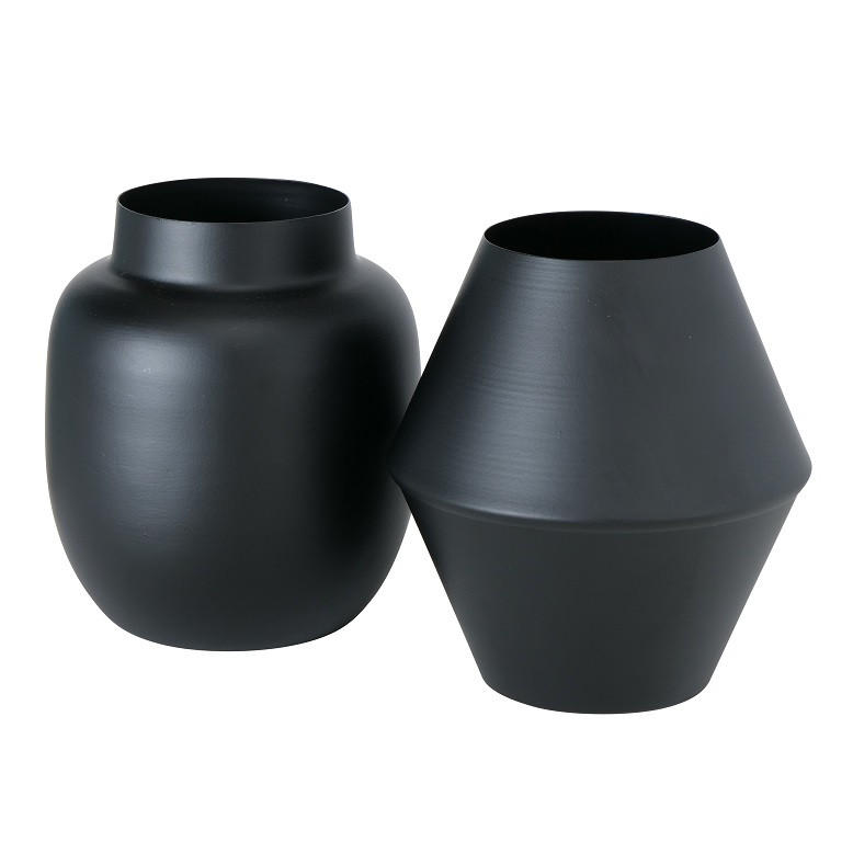 DEKORVAS  - svart, Design, metall (12/14cm)