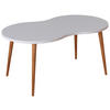 COUCHTISCH 90/41/42 cm organisch Weiß, Honigeiche  - Honigeiche/Weiß, Design, Holzwerkstoff (90/41/42cm) - MID.YOU