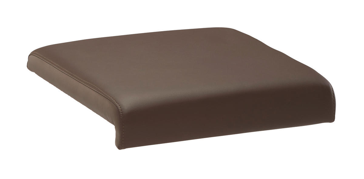 PODUŠKA NA SEDENIE, 40/5/39 cm - hnedá, Basics, textil (40/5/39cm) - Carryhome