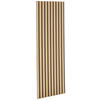 AKUSTIKPANEEL Nachbildung 41/120/2,1 cm  - Beige, Design, Holzwerkstoff/Kunststoff (41/120/2,1cm) - Livetastic