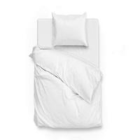 BETTWÄSCHE 2-teilig Satinado Makosatin 135/200 cm  - Weiß, Basics, Textil (135/200cm)