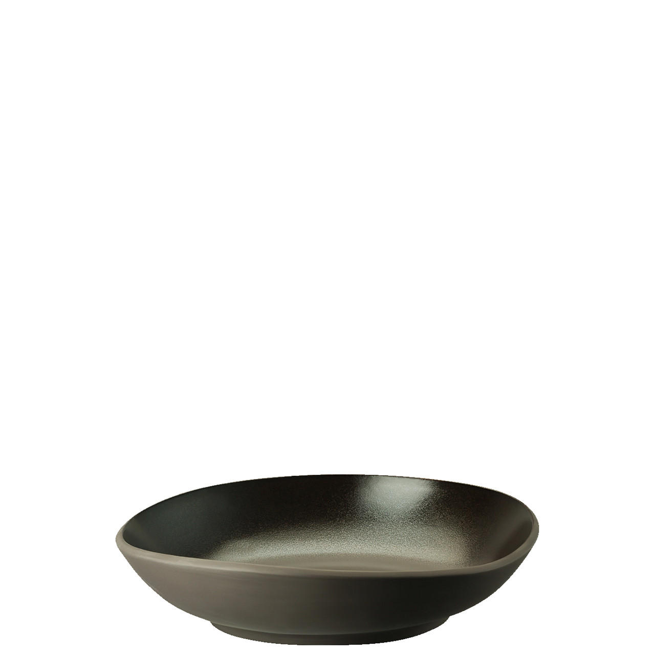 SUPPENTELLER Dunkelgrau Steinzeug Junto - Dunkelgrau, KONVENTIONELL, Keramik (22,5/21,5/5,2cm) - Rosenthal