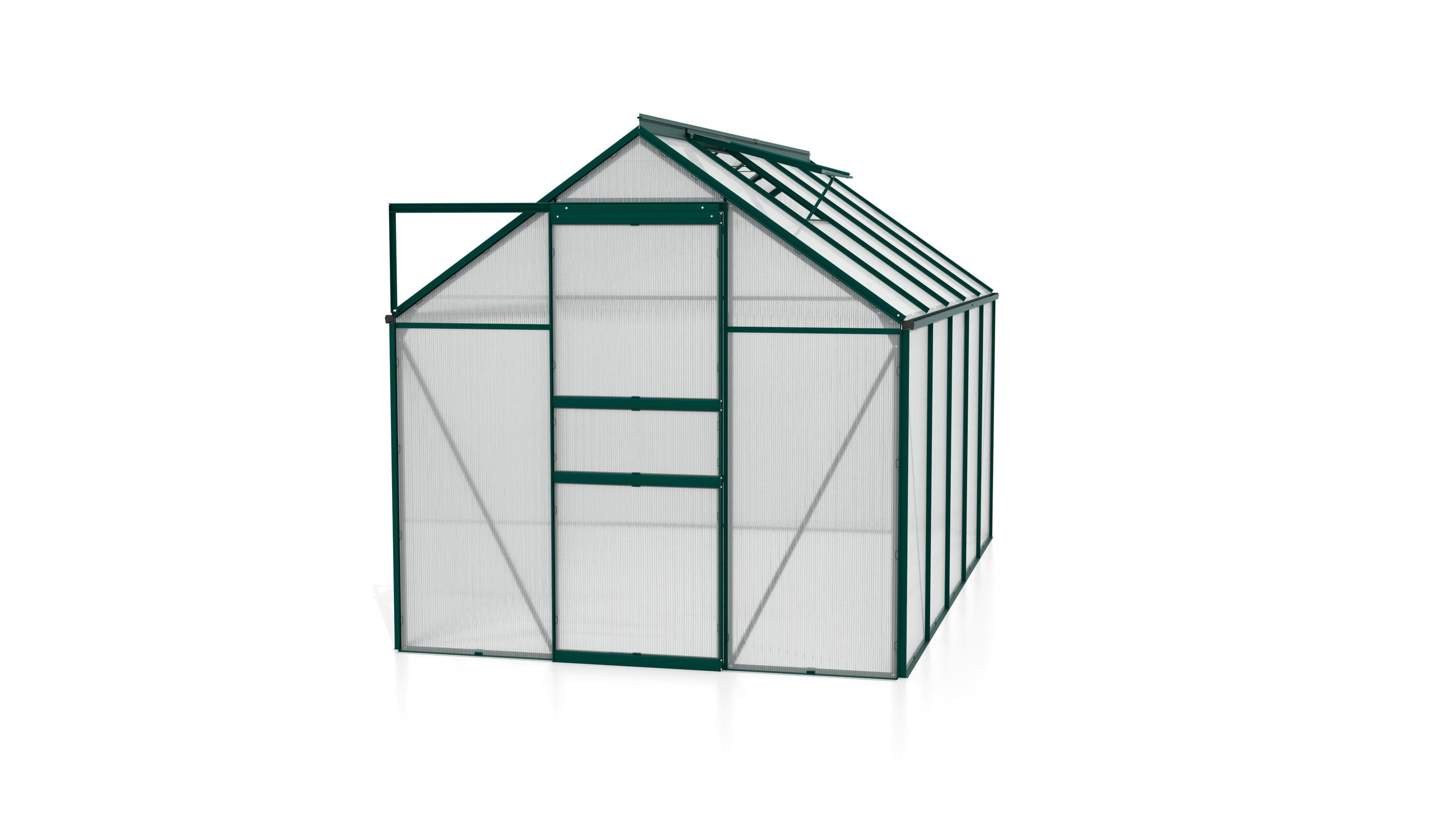 Gewächshausbausatz Comet 6200 6,2 M2 Metall/Kunststoff