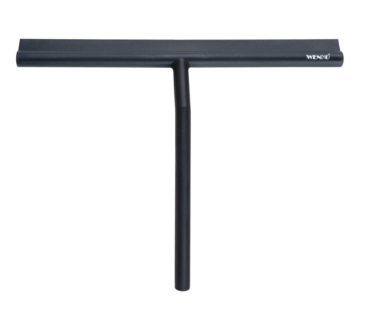DUSCHABZIEHER  - Schwarz, Basics, Kunststoff/Metall (32/30/4,5cm) - Wenko