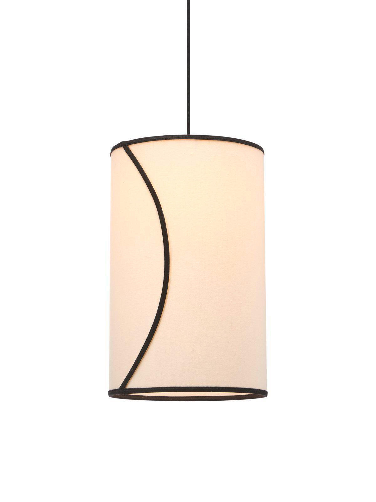 ZÁVĚSNÉ SVÍTIDLO, 25/40 cm  - bílá, Basics, textil (25/40cm)