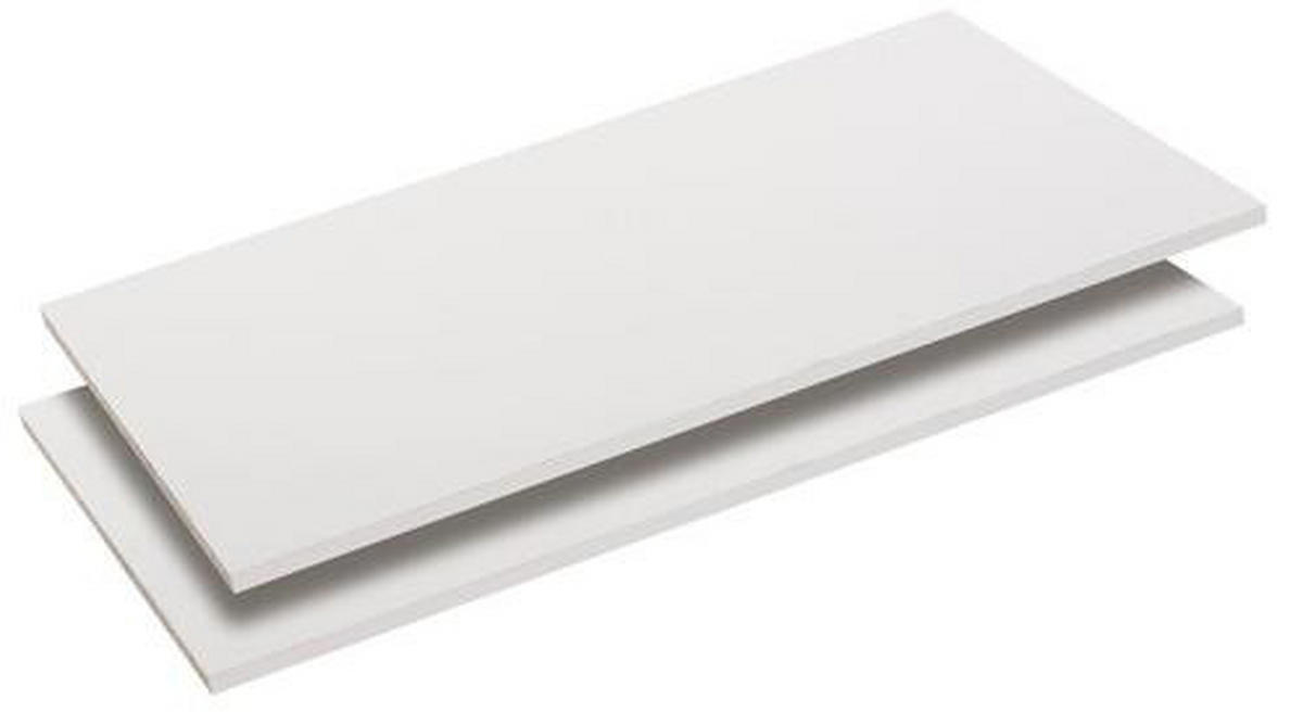 EINLEGEBODENSET 105/2,2/46,5 cm   - Weiß, Basics, Holz (105/2,2/46,5cm) - MID.YOU