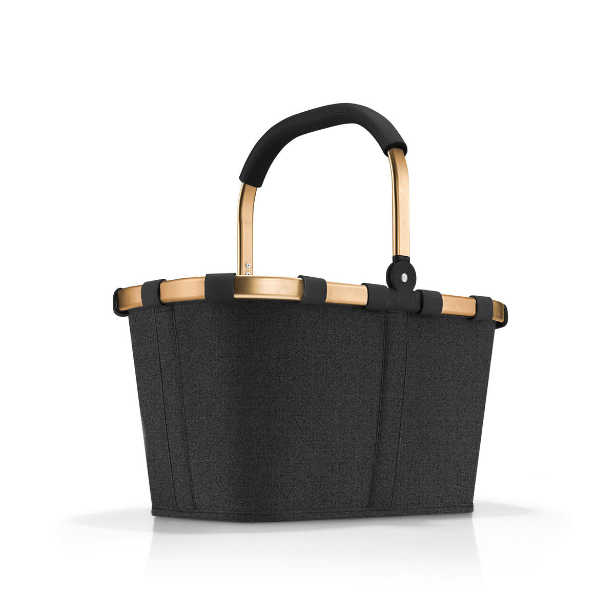 NÁKUPNÍ KOŠÍK černá - černá, Basics, textil (48/29/28cm) - Reisenthel