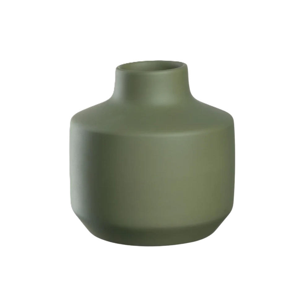 VASE  - Grün, Basics, Keramik (18/19/18cm) - Leonardo