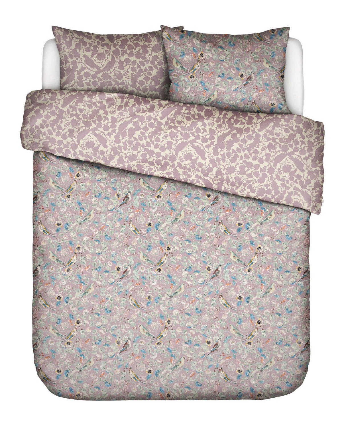 BETTWÄSCHE ALESTE Satin 200/200 cm  - Lila, KONVENTIONELL, Textil (200/200cm) - Essenza