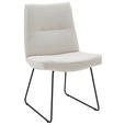 STUHL - Beige/Schwarz, Design, Textil/Metall (50/90/68cm) - Valnatura