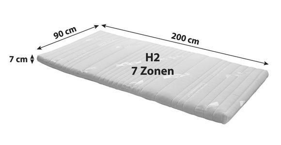 Topper Start 90x200cm H2 - Weiß, KONVENTIONELL, Textil (90/200cm) - Primatex