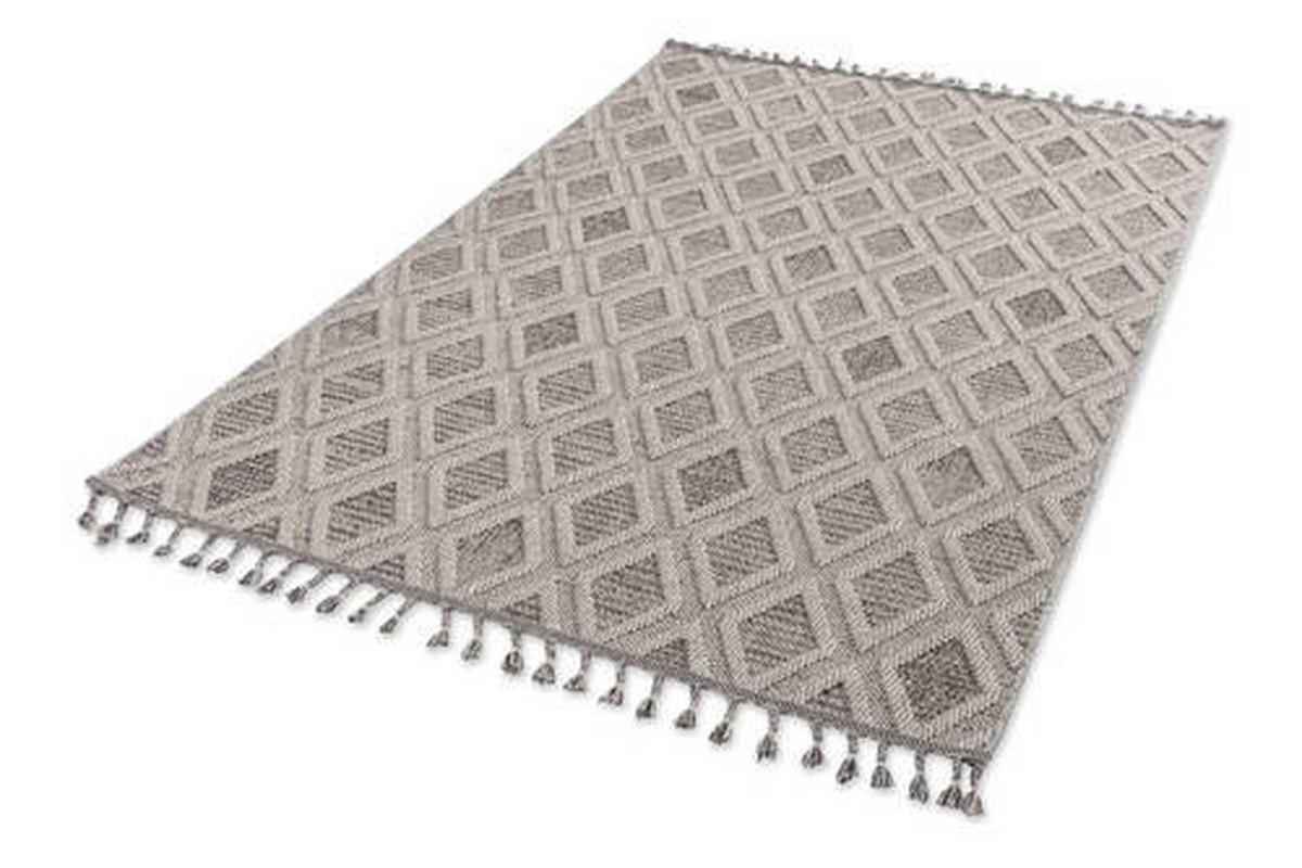 WEBTEPPICH 200/290 cm Hellgrau  - Hellgrau, Design, Textil (200/290cm) - Novel